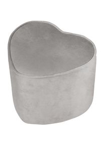 Kinderhocker »Lil Sofa«, in Herzform , grau , Roba
