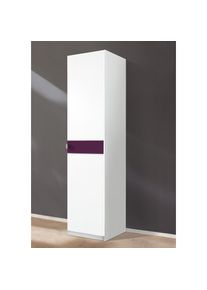 Priess, Priess Kleiderschrank &raquo;Dreht&uuml;renschrank Kleiderschrank Schrank Schlafzimmerschrank Madrid&laquo; mit farbiger Glasauflage, erweiterbar mit 