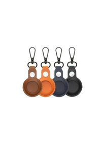 4smarts, Schl&uuml;sselanh&auml;nger &raquo;Kunstleder Case Set&laquo;, blau, braun, orange, schwarz, Kunstfaser, Metall