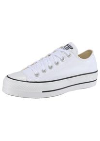 Converse, Unisex, Sneaker &raquo;CHUCK TAYLOR ALL STAR PLATFORM CANVAS&laquo;, wei&szlig;, 38, Pflegeleichter Sneaker von Converse mit Schn&uuml;rung