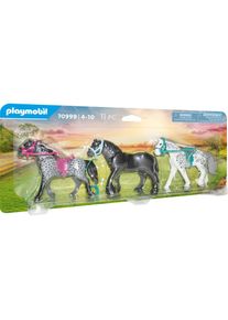 Playmobil , Konstruktions-Spielset »3 Pferde: Friese, Knabstrupper & Andalusier (70999), Country«, (11 St.), Made in Europe , bunt