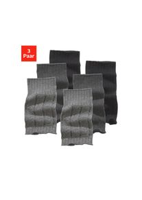 Lavana , Stulpensocken, (Packung, 3 Paar), für Stiefel und Boots , grau , Kuschelig weiche Strickqualität