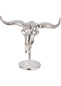 Wanddekoobjekt »Wandobjekt Silverskull«, (1 St.) , silberfarben , Gilde