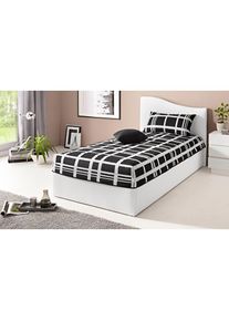 Tagesdecke , schwarz , Westfalia Schlafkomfort , Obermaterial: 100% Polyester