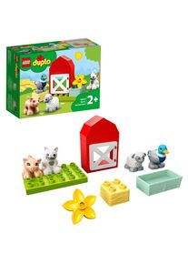 Lego , Konstruktionsspielsteine »Tierpflege auf dem Bauernhof (10949), DUPLO Town«, (11 St.), Made in Europe , bunt , Spielbausteine