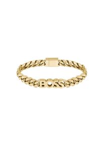 BOSS , Armband »Schmuck Edelstahl Armschmuck Panzerkette KASSY« , goldfarben , BOSS Schmuck - Herrenpanzerarmband