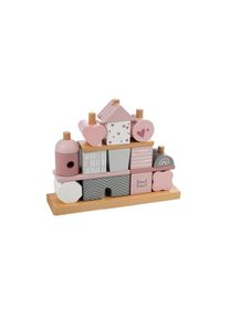 Steckspielzeug»LabelLabelHaus«Holzart:Buche , rosa