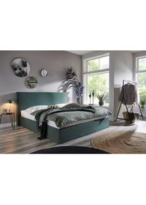 Bettgestell »Melody« mit Bettkasten und Lattenrost , grün , ATLANTIC HOME COLLECTION