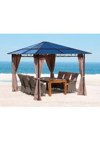 Quick Star , Pavillon »Barcelona 1«, (Set), BxT: 300x300 cm , grau