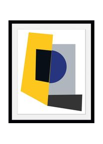 Bild »Sergey«, Abstrakt-Kunst-Figuren, (1 St.), HD Premium Poster-Druck inkl. Holzrahmen , bunt , queence