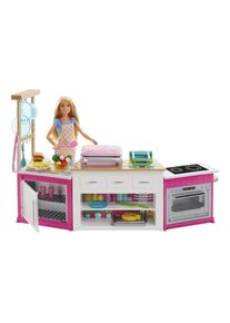 Barbie , Spielfigur »Cooking & Baking Deluxe Küche mit Puppe«, (Set) , bunt