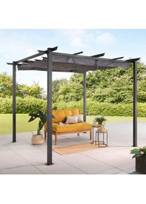Pavillon »Tilos«, BxT: 295x295 cm , grau , Konifera