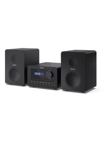 Sharp, Stereoanlage &raquo;Micro HIFI DAB+ XL-B520D&laquo; ( 24 W), schwarz, USB-MP3-Wiedergabe (Laufwerke bis zu 64 GB werden unterst&uuml;tzt)
