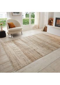 Teppich »Jord«, rechteckig, 8 mm Höhe, Kurzflor, Läufer, Vintage, Wohnzimmer, Schlafzimmer, Esszimmer, Flur , beige , Hanse Home