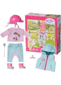 Baby Born , Puppenkleidung »Deluxe Reiter Outfit, 43 cm«, (Set, 8 tlg.) , bunt