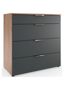 Schubkastenkommode »Level by fresh to go« 4 Schubladen mit soft-close Funktion, 81cm breit, 84cm hoch , schwarz , wimex