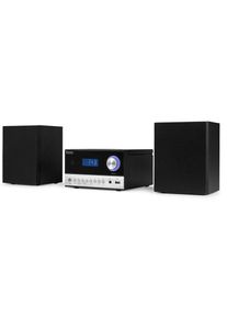 AUDIZIO , Stereoanlage »Toulon«, (Bluetooth FM-Tuner 50 W) , schwarz , Streamt Musik von kompatiblen Bluetooth Geräten - MP3-Wiedergabe über USB-Port