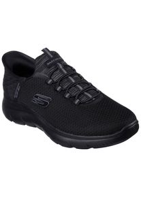 Skechers , Damen , Slip-On Sneaker »SUMMITS-HIGH RANGE« Slipper, Freizeitschuh, Halbschuh in veganer Verarbeitung , schwarz , Mit Slip Ins für...