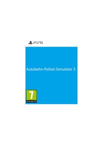 Jelmoli Spielesoftware &raquo;GAME Autobahn-Polizei Simulator 3&laquo; PlayStation 5, ohne farbbezeichnung, &Uuml;bernehmen Sie eine Vielzahl von Missionen und 