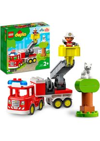 Lego , Konstruktionsspielsteine »Feuerwehrauto (10969), DUPLO«, (21 St.), mit Sirene und Licht; Made in Europe , bunt