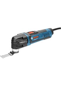Bosch Professional , Elektro-Multifunktionswerkzeug »GOP 30-28«, (Set), Funktionen: Sägen; Fräsen; Schleifen; Schaben , schwarz