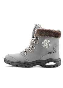 Lascana , Winterstiefelette, Stiefelette,Stiefel,Winterstiefel wind-& wasserabweisender Tex-Membran , grau , Thermostiefel - besonders wärmend und...
