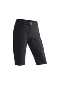 Maier Sports , Damen , Caprihose &raquo;Kluane&laquo; Damen Shorts, kurze Wanderhose, Outdoorhose mit 2 Taschen, Regular Fit , schwarz , Klassische Wandercapri...