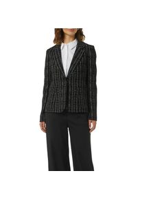 comma, Unisex, Jackenblazer mit Karo Muster, grau, schwarz, 36, Blazer von COMMA