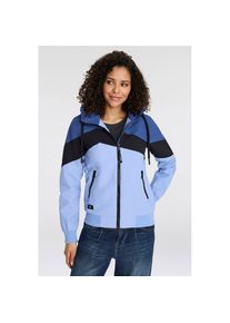 Ragwear , Funktionsjacke »NUGGIE OMBRE O«, mit Kapuze, Übergangsjacke aus wasserabweisendem Material , blau , Vegan, von PETA verifizierte...