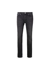 HUGO Blue , Damen , Slim-fit-Jeans &raquo;Zane&laquo; mit angesetztem Bund , grau , Slim-Fit Jeans f&uuml;r eine figurbetonte Silhouette