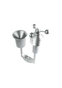 homematic IP, homematic IP Funkwetterstation &raquo;Smart Home Funk-Wetter&laquo; (), silberfarben, Temperaturerfassung