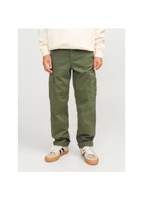 Jack & Jones Jack & Jones Junior, Herren, Cargohose &raquo;JPSTKANE JJHARLOW CARGO NOOS JNR&laquo;, dusty olive, 170, N-Gr, Praktische Cargohose von Jack & Jones Junior
