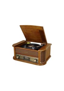 Soundmaster, Stereoanlage &raquo;NR566BR&laquo; ( Digitalradio (DAB+) FM-Tuner ), braun, Verbindungsm&ouml;glichkeiten: 3.5 mm Klinke/Bluetooth/Kopfh&ouml;rer 3.5mm Klinke/