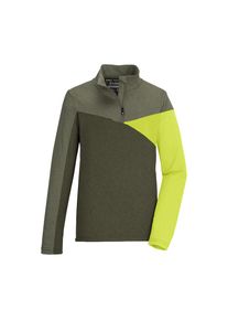 Killtec , Langarmshirt »KSW 381 BYS LS SHRT« , grün , Kids Funktionsshirt mit Stehkragen