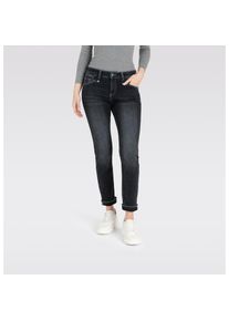 MAC, Unisex, MAC Slim-fit-Jeans &raquo;RICH SLIM&laquo;, anthracit used, 34, L&auml;nge 32, Jeans RICH SLIM von MAC