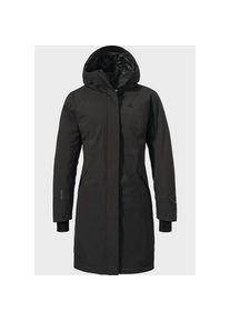 Sch&ouml;ffel Sch&ouml;ffel, Unisex, Parka &raquo;Urban Ins Coat Style Gregale WMS&laquo; mit Kapuze, 9990, schwarz, 38, Wasserdicht & atmungsaktiv dank 2-Lagen VENTURI Membrane