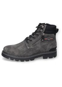 Dockers by Gerli , Schnürboots, Winterstiefel, Freizeitstiefel, Worker-Boots mit modischen Details , grau , Schnürboots von Dockers mit praktischem...