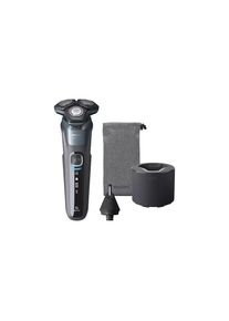 Philips , Elektrorasierer »Series 5000 S5586/66 mit Reinigungsstation«, Reinigungsstation , schwarz , Bis zu 60 Minuten Betriebszeit mit einer...
