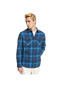 Quiksilver , Damen , Langarmhemd »Draymen« , blau , Stoff: Baumwollelastan-Mischgewebe