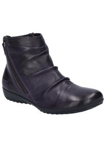 Josef Seibel , Stiefelette »Naly 61«, Reissverschluss Stiefel, Winterstiefelette mit kleinem Absatz , lila , Flache Stiefelette mit praktischem...