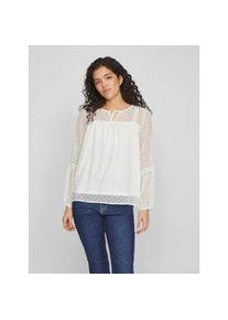 Vila , Blusenshirt »VIEDEE L/S TOP - NOOS« , weiss , Blusenshirt mit Langarm: ideal für vielseitige Outfits