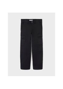name it, Herren, Cargohose &raquo;NKMRYAN ST TWI CARGO PANT 5720-OT NOOS&laquo;, schwarz, 128, N-Gr, Coole Cargohose von name it f&uuml;r Jungen