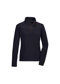 Killtec , Fleecepullover »KSW 317 WMN FLC SHRT« , schwarz , Damen Fleeceshirt mit Stehkragen