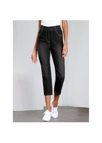 Classic Basics , 3/4-Jeans, (1 tlg.) , schwarz , hoher Bund