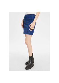 Tamaris , Minirock »Röcke Belek Check Skirt« , blau , Low Stretch