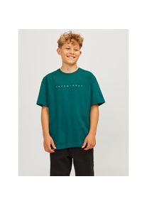 Jack & Jones Jack & Jones Junior , Kurzarmshirt »JJESTAR JJ TEE SS NOOS JNR« , blau , Trendiges Kurzarmshirt mit Rundhalsausschnitt für lässige Outfits