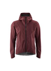 Gonso , Damen , Fahrradjacke »Save Jacket Trail M« Herren Regenjacke wind- und wasserdicht, Radjacke mit Kapuze , rot , Körpernahe Passform