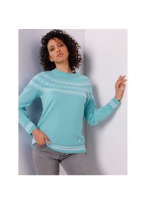 CREATION L PREMIUM , Norwegerpullover »Kaschmir-Woll-Pullover« , grün