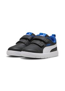 Puma, Herren, Puma Sneaker &raquo;COURTFLEX V3 V INF&laquo; f&uuml;r Kinder, dusky gray, Puma wei&szlig;, mountain blau, 23, Regular Fit