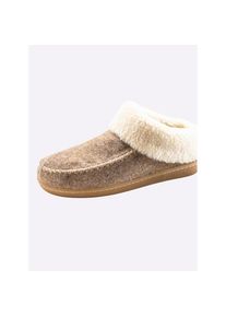 Hausschuh , beige , hochwertiger Filz